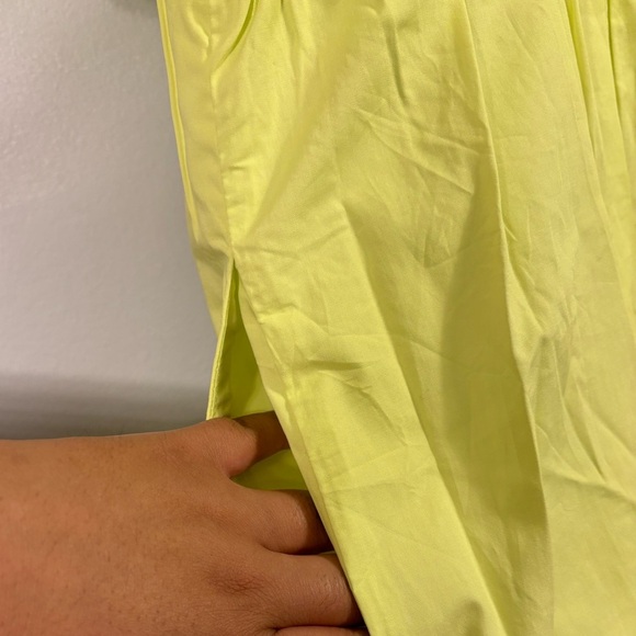 A New Day Yellow Green Flutter Sleeve Sundress - Picture 3 of 8